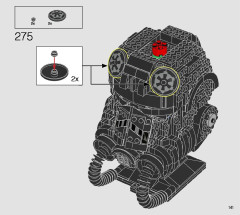 LEGO 75274 instructions page 141 – build guide