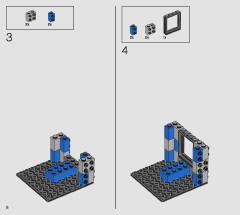 LEGO 75274 instructions page 8 – build guide
