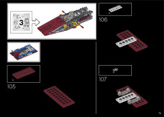 LEGO 75275 instructions page 75 – build guide