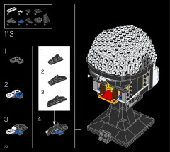 LEGO 75276 instructions page 70 – build guide