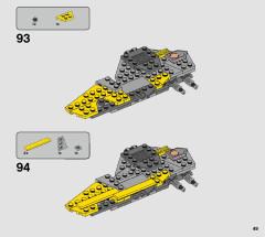 LEGO 75281 instructions page 49 – build guide