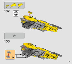 LEGO 75281 instructions page 55 – build guide