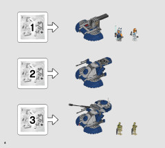 LEGO 75283 instructions page 4 – build guide