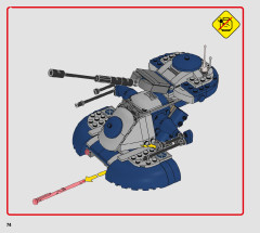 LEGO 75283 instructions page 74 – build guide