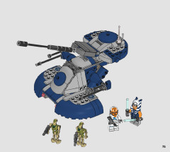 LEGO 75283 instructions page 75 – build guide