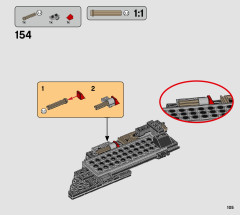LEGO 75284 instructions page 105 – build guide