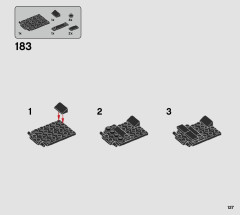LEGO 75284 instructions page 127 – build guide