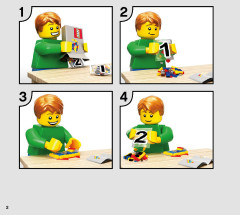 LEGO 75284 instructions page 2 – build guide