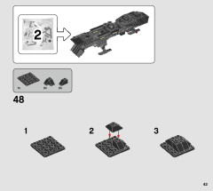 LEGO 75284 instructions page 43 – build guide