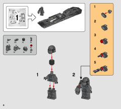 LEGO 75284 instructions page 6 – build guide