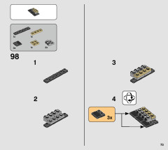 LEGO 75284 instructions page 73 – build guide
