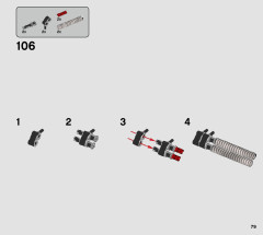 LEGO 75284 instructions page 79 – build guide