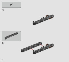 LEGO 75284 instructions page 8 – build guide