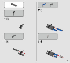 LEGO 75284 instructions page 83 – build guide
