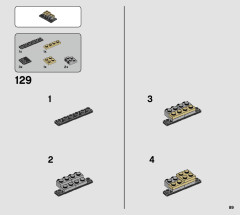 LEGO 75284 instructions page 89 – build guide