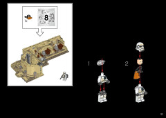 LEGO 75290 instructions page 121 – build guide