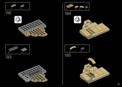 LEGO 75290 instructions page 185 – build guide