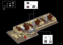 LEGO 75290 instructions page 85 – build guide