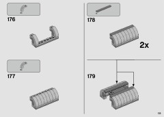 LEGO 75292 instructions page 135 – build guide