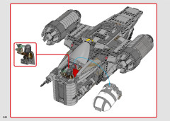 LEGO 75292 instructions page 240 – build guide