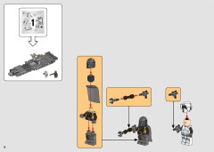 LEGO 75292 instructions page 6 – build guide