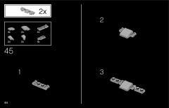 LEGO 75294 instructions page 44 – build guide