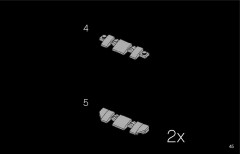 LEGO 75294 instructions page 45 – build guide