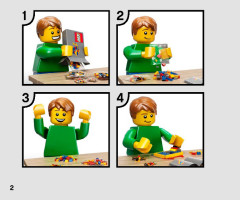 LEGO 75295 instructions page 2 – build guide