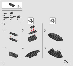 LEGO 75296 instructions page 54 – build guide