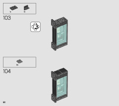LEGO 75296 instructions page 90 – build guide