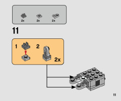 LEGO 75298 instructions page 11 – build guide