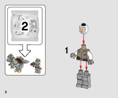 LEGO 75298 instructions page 2 – build guide