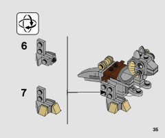 LEGO 75298 instructions page 35 – build guide