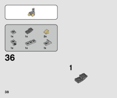 LEGO 75298 instructions page 38 – build guide