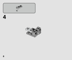 LEGO 75298 instructions page 6 – build guide