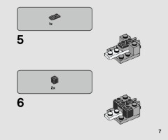 LEGO 75298 instructions page 7 – build guide
