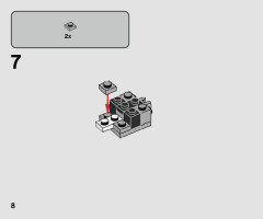 LEGO 75298 instructions page 8 – build guide