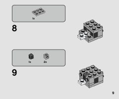 LEGO 75298 instructions page 9 – build guide