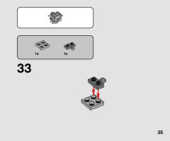 LEGO 75298 instructions page 35 – build guide