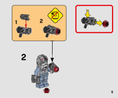 LEGO 75298 instructions page 5 – build guide