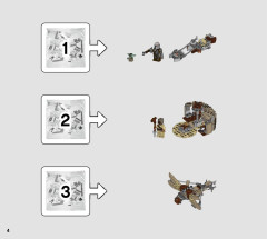 LEGO 75299 instructions page 4 – build guide