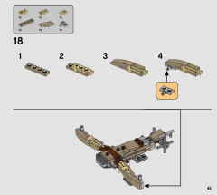 LEGO 75299 instructions page 45 – build guide