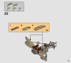 LEGO 75299 instructions page 49 – build guide