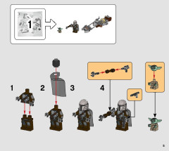 LEGO 75299 instructions page 5 – build guide