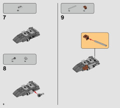 LEGO 75299 instructions page 8 – build guide