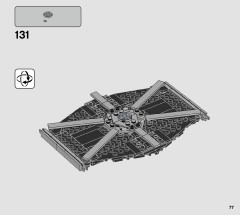 LEGO 75300 instructions page 77 – build guide