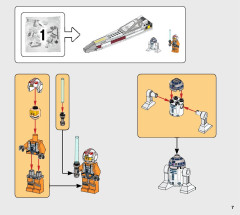LEGO 75301 instructions page 7 – build guide