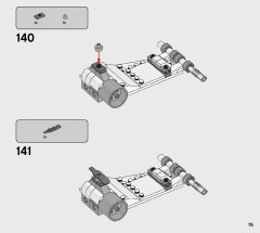LEGO 75301 instructions page 75 – build guide