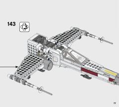 LEGO 75301 instructions page 77 – build guide