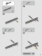 LEGO 75302 instructions page 45 – build guide
